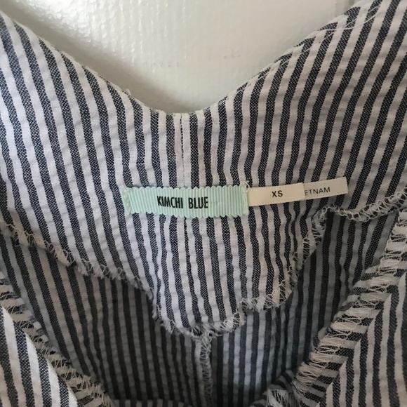 UO "Kimchi blue" striped off-the-shoulder tank XS - Picture 6 of 7